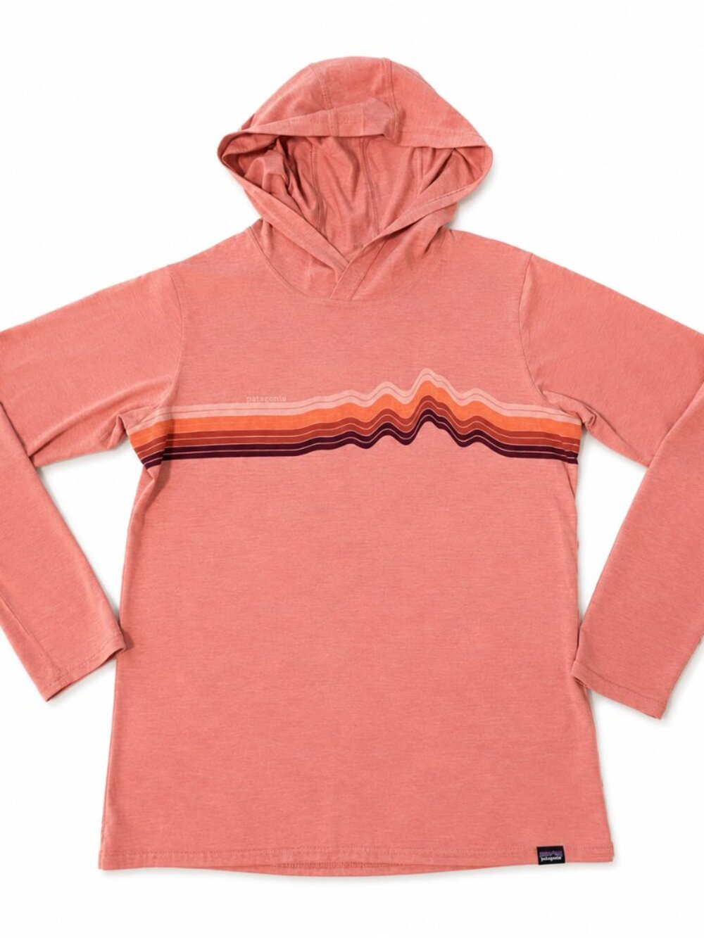 Patagonia Capilene Cool Daily Graphic Hoody Coral Women’s Small